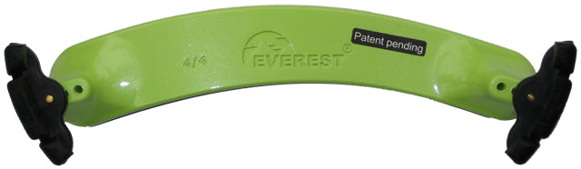 Spring Everest Violin Shoulder Rest, Neon Green